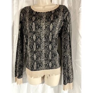 Snakeskin sweater S.